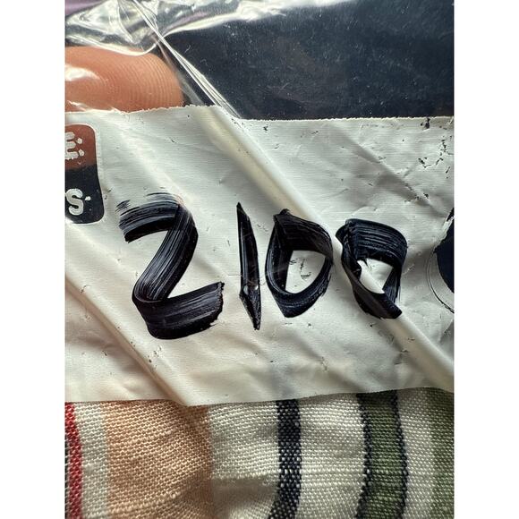 Croft & Barrow striped linen button down sleeveless shirt womens 3X coastal boho - Picture 7 of 7